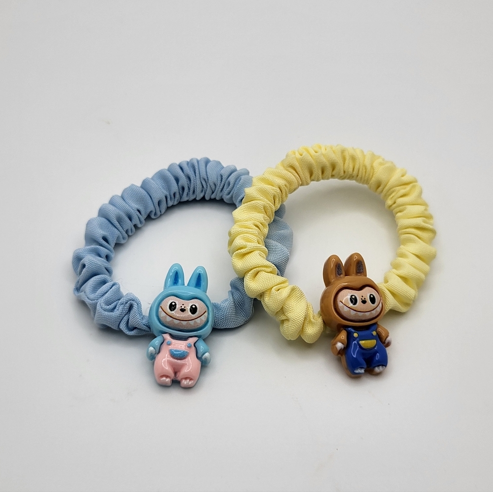 Labubu 2-Pack Scrunchie Hair Ties NEW